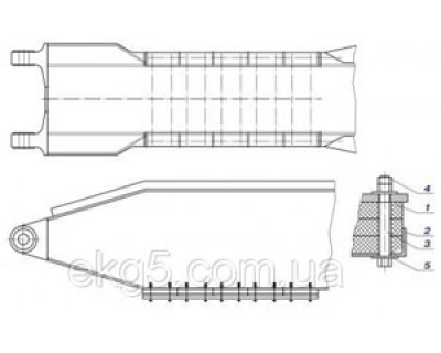 Амортизатор стрелы экскаватора ЭКГ-5