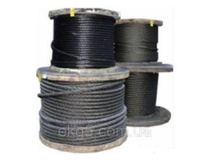 Канат стальной с органическим сердечником ГОСТ-3071-88 диаметр 45,5 мм.