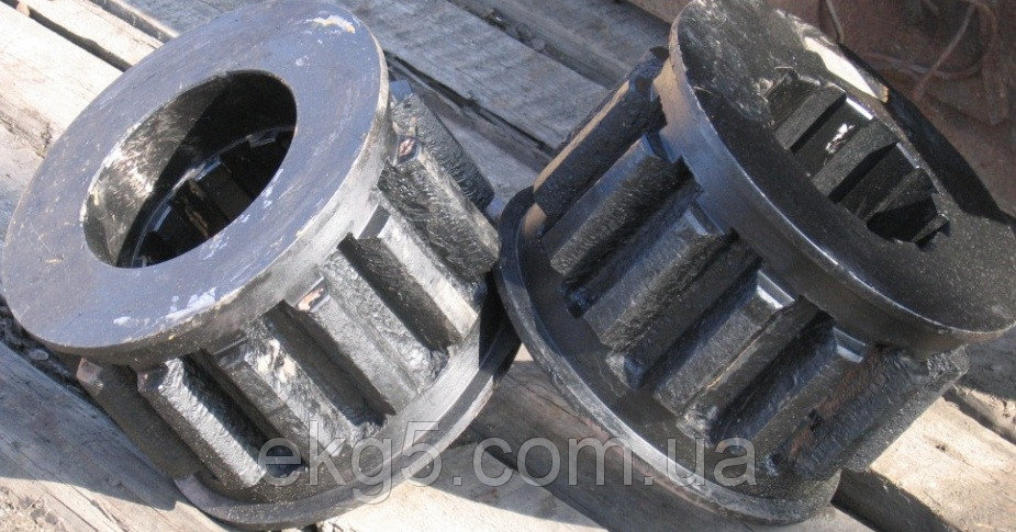 Шестерня кремальерная z=14, m=24 на ЭКГ-5 чертеж 1080.55.306