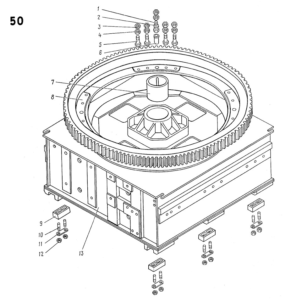 рама нижняя станина