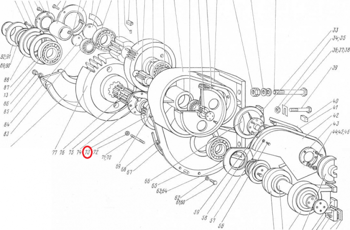 Колесо смазочное Схема устройства