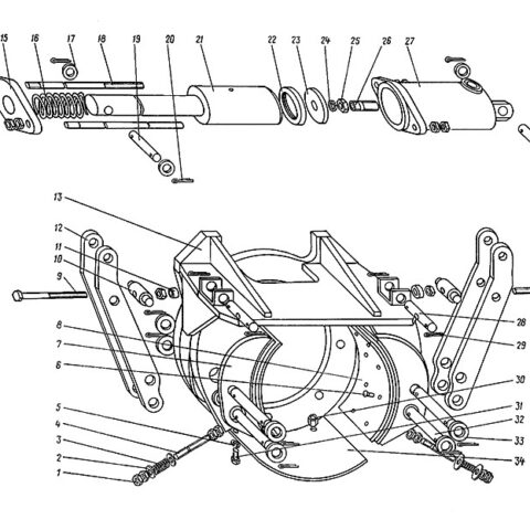 Тормоз поворота