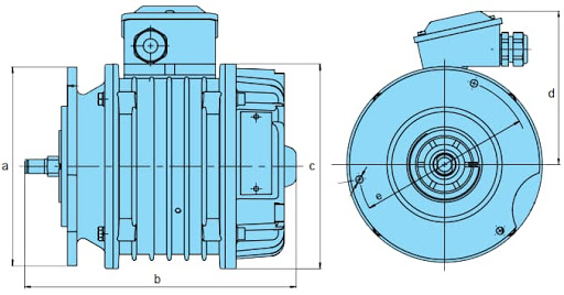 Двигатель перемещения (передвижения) тельфера (тали) Болгарский, 2-3,2т