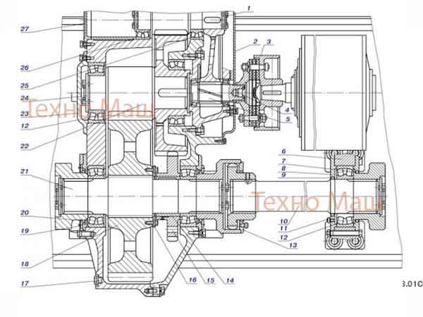 Вал 1080.28.01СБ Вал 1080.28.01СБ