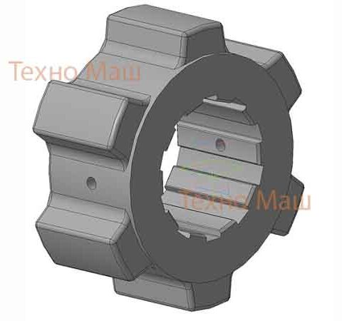 Полумуфта ведомая 1080.30.06 прямой шлиц