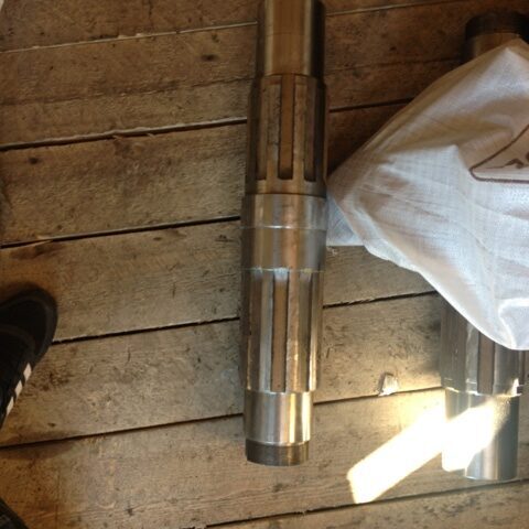 Выходной вал редуктора крана ДЭК 251