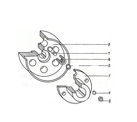 Муфта упругая втулочно-пальцевая 251.11.08.000 крана ДЭК-251