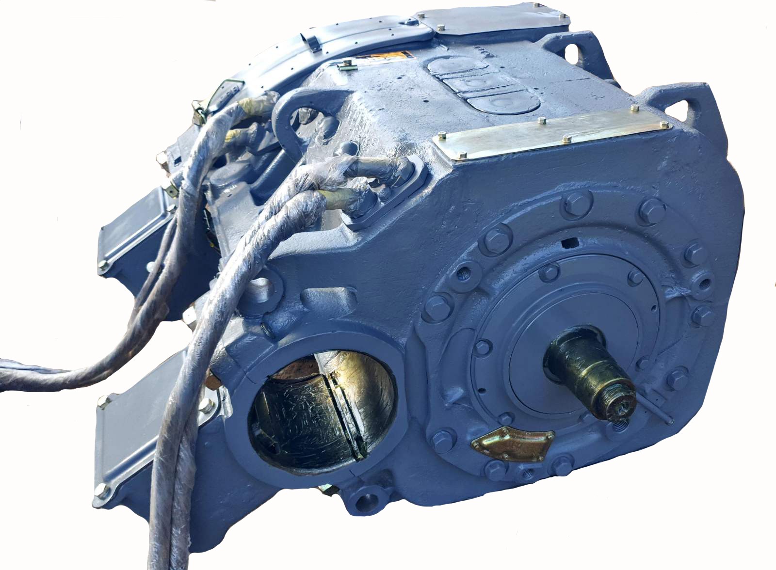 Электрические машины постоянного тока с последовательным возбуждением для вращения колесных пар тепловозов.